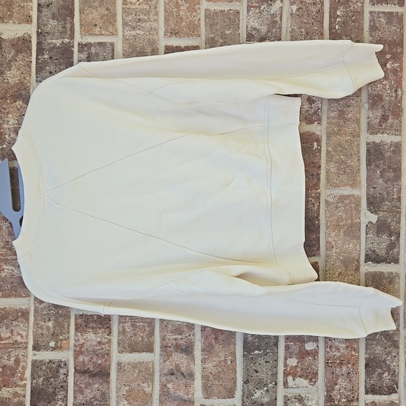 Rag & Bone Rb Raquet Sweatshirt in Ivory Size XS Nwt - Picture 5 of 5